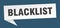 blacklist banner. blacklist speech bubble.