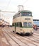Blackpool Balloon Tram No 712 on the sea front 1990\\\'s