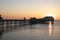 Blackpool North Pier at Sunet