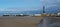 Blackpool Tower, Central Pier & stepped Sea defenses