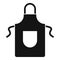 Blacksmith apron icon, simple style