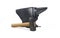 Blacksmith`s anvil and hammer on a white background. 3d