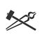 Blacksmith tools graphic sign