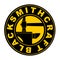 Blacksmithing emblem. Logo for smithy. Wrought iron. Hammer and