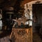 Blacksmiths tools, hammer and anvil in old Blacksmiths workshop, an ancient craft