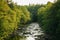 The Blackwater River, at Blackwater Falls State Park in Davis, West Virginia