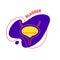 Bladder urinary system body organ outline icon