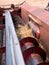 Blades of a wheat harvester