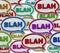 Blah - Speech Bubble Background