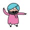 Blaming Cute Sardar Cartoon