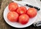 Blanched tomatoes