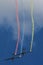 Blanix - Aerobatic Glider Team Performing With Smoke / Red Bull