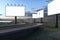 Blank advertising board and winding road, 3d rendering