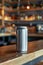 Blank Aluminum Beverage Can on a Modern Kitchen Counter