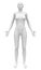 Blank Anatomy Female Figure - Front view