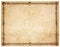 Blank Antique Paper With Victorian Border