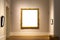 Blank Art Museum Isolated Painting Frame Decoration Indoors Wall