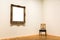 Blank Art Museum Isolated Painting Frame Decoration Indoors Wall