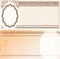 Blank banknote layout