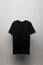 Blank basic black t-shirt on