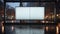 Blank billboard screen in a public place.A large outdoor advertising structure.Can be used for news, video, opinion, reviews, even