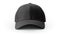 Blank Black Baseball Cap Mockup for E-commerce: High-Quality Front View Hat, Print on Demand, Flat Design.