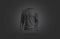 Blank black casual sweatshirt mock up, dark backgroud