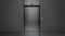 Blank black closed elevator in office floor interior mock up,