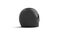 Blank black motorcycle helmet mockup, looped rotation