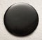 Blank black round badge