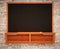 Blank Black School Chalk Board