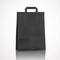 Blank black shopping bag