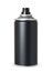 Blank black spray can, isolated