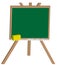 Blank blackboard