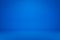 Blank blue display on vivid summer background with minimal style. Blank stand for showing product. 3D rendering