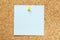 Blank Blue Sticky Note