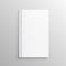 Blank book cover. Gradient mesh. Isolated object for design and branding