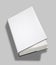 Blank book open cover w clipping path