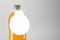 Blank bottle pop out neck hanger promotion label tag for branding juice, beer and wine design