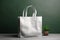 Blank Canvas Tote Bag Mockup Versatile and Stylish Shopping Companion. created with Generative AI