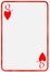 Blank Card Queen Hearts