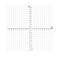 Blank cartesian coordinate system in two dimensions. Rectangular orthogonal coordinate plane with axes X and Y on