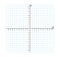 Blank cartesian coordinate system in two dimensions. Rectangular orthogonal coordinate plane with axes X and Y on