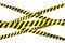 Blank caution tape