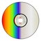 Blank CD Disc With Rainbow