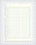 Blank checkered note book page with torn edge