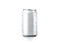 Blank cold aluminium beer can mockup with drops, 330 ml