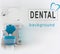 Blank for dental banner theme. Frame for text on a dental topic. Dental banner. Dental treatment