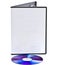 Blank DVD case and laying down disc