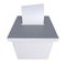 Blank election box ballot campaign
